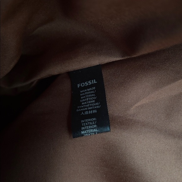 New! Fossil Mimi Shopper purse/tote, blue/green/brown multicolor stripe - Picture 9 of 15